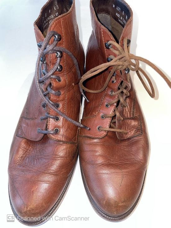 Rockport Men\'s Brown Leather Lace-Up Ankle Boots - Comfort Series Size 8 main image 6